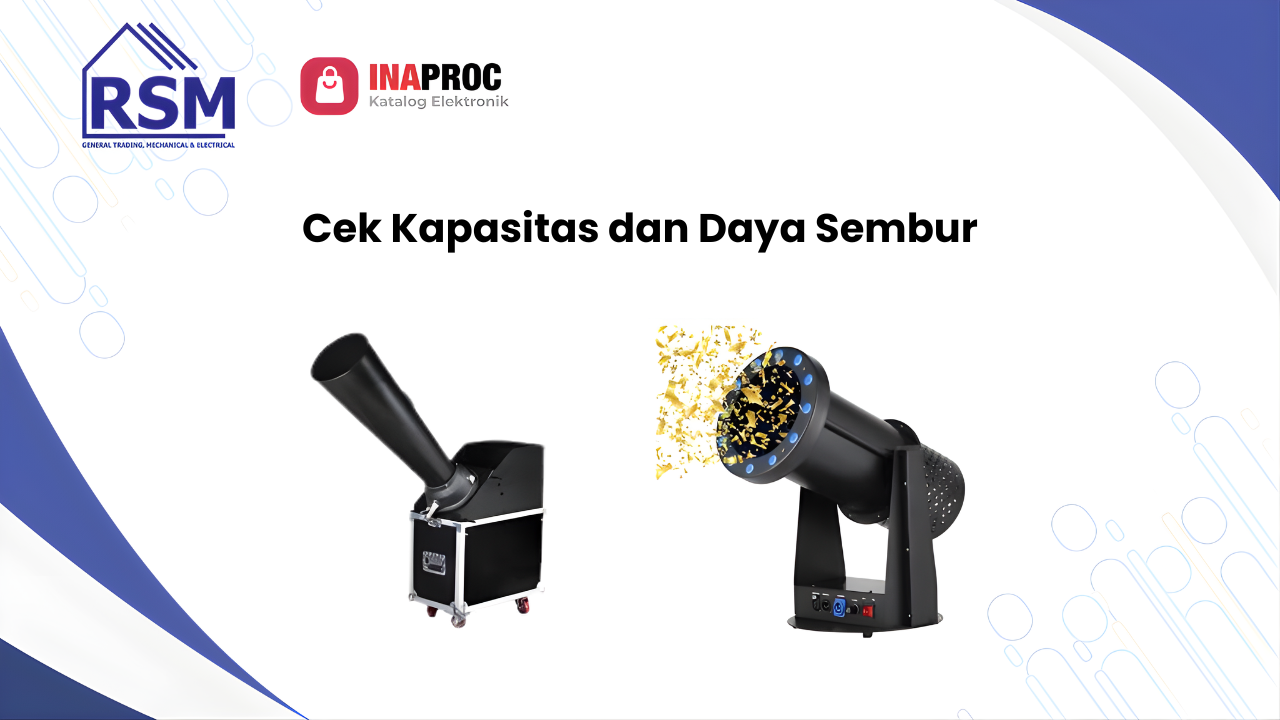 conffeti blower machine