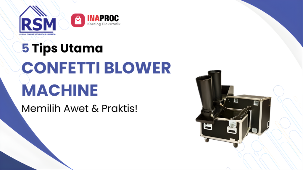 conffeti blower machine