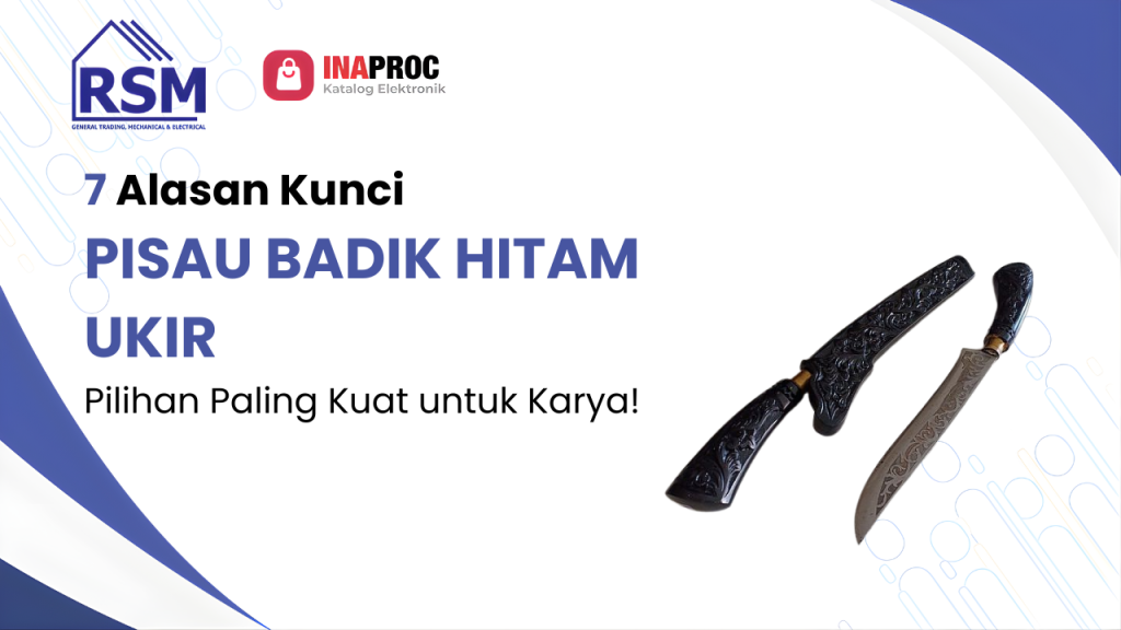 pisau badik hitam ukir