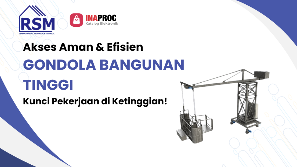 gondola bangunan tinggi