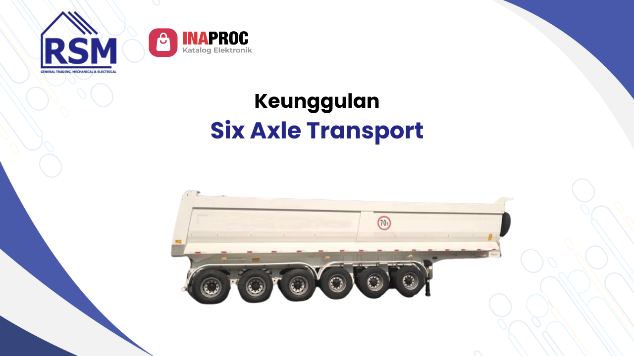 six axle transport