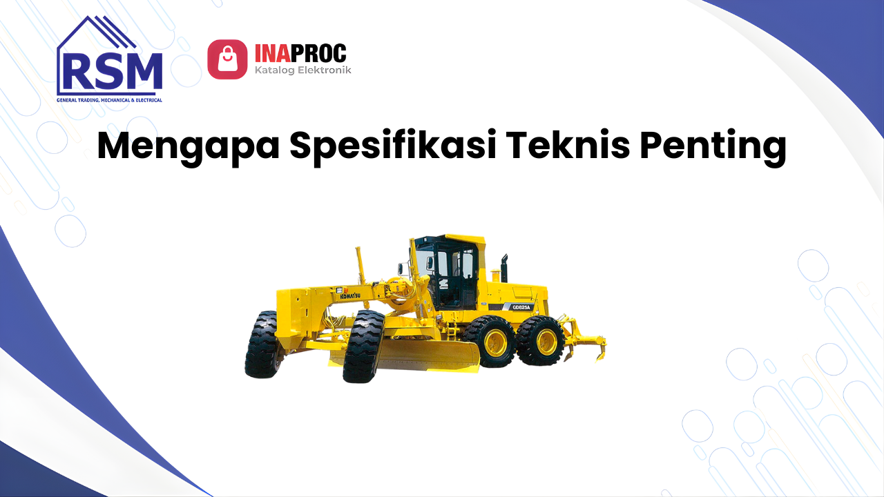 Spesifikasi Teknis Motor Grader