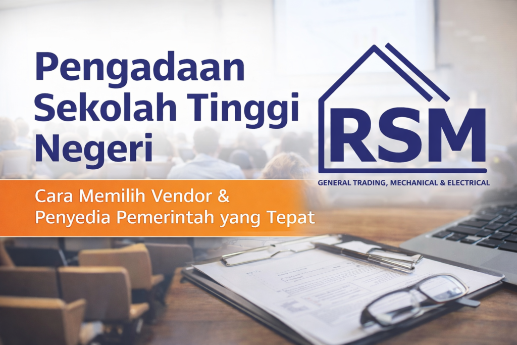 pengadaan sekolah tinggi negeri
